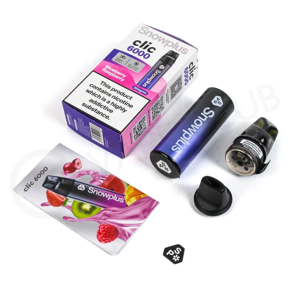 Snowplus雪加 Clic 5000 一次性电子烟介绍 - 微信ttvape888