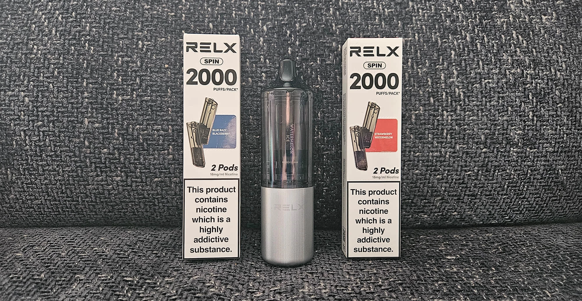 悦刻 Relx Spin 4000口，4 合 1 烟弹套装评测：一场口味的奇幻之旅