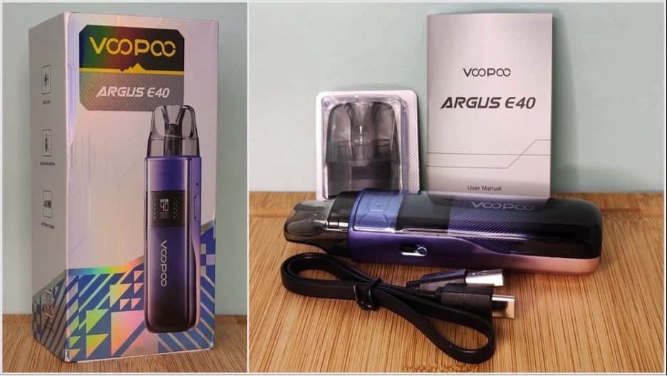 沃普（VOOPOO）阿尔戈斯 e40包装清单