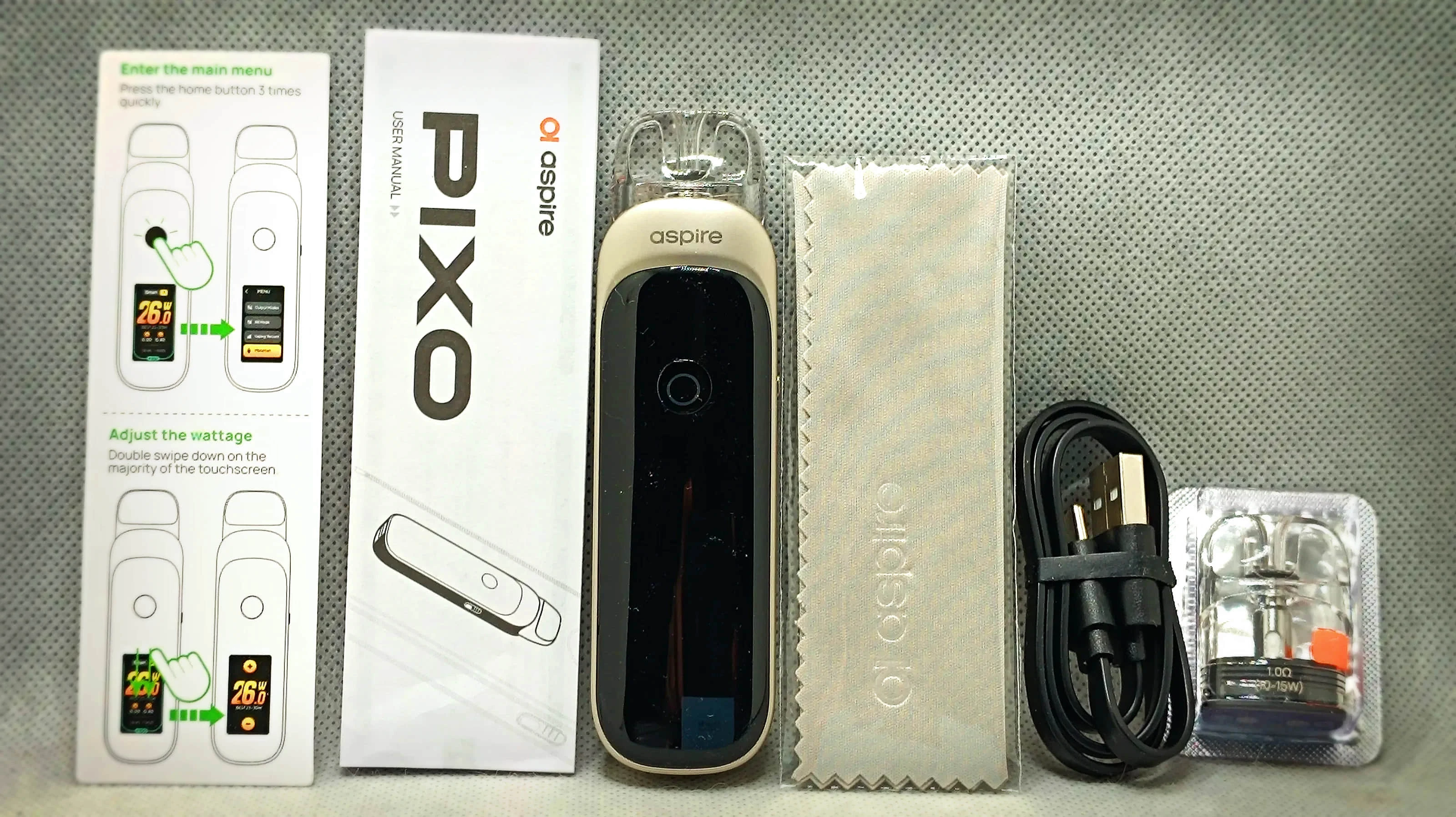 克莱鹏 Aspire Pixo Pod Kit：小身材，大惊喜