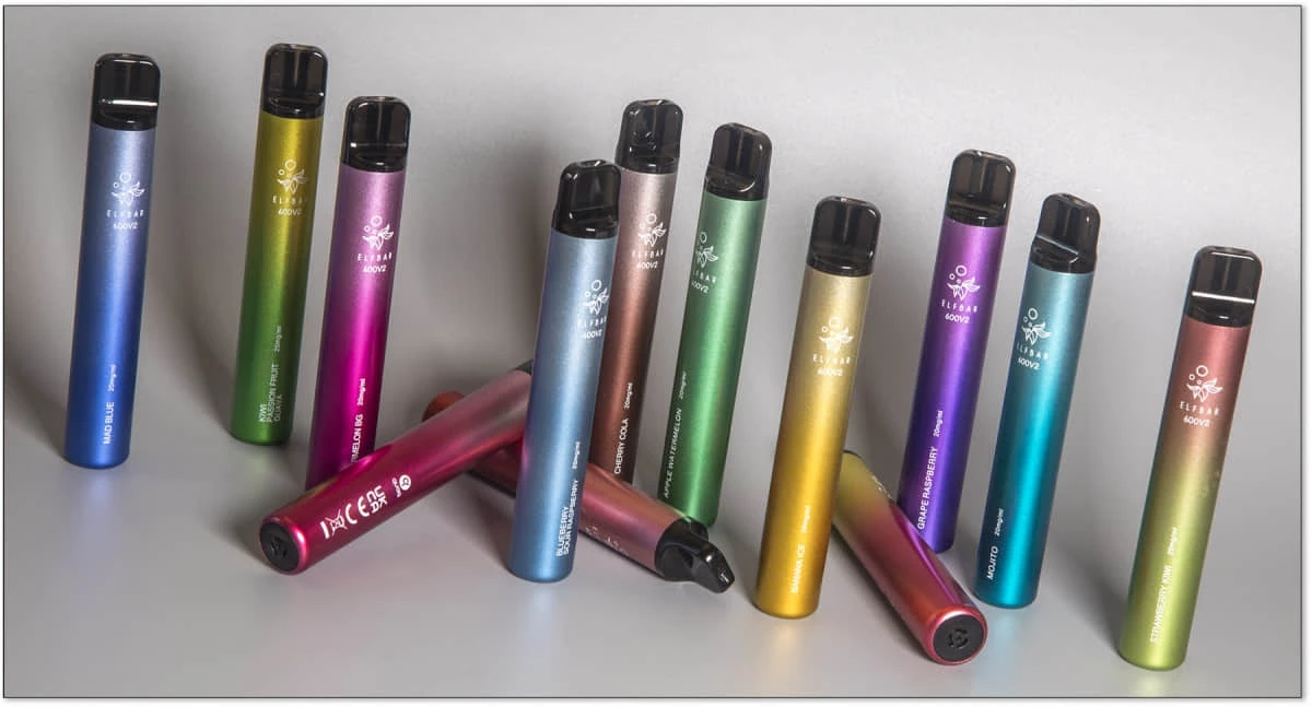 ELF BAR 600 V2颜色介绍 - 微信ttvape888