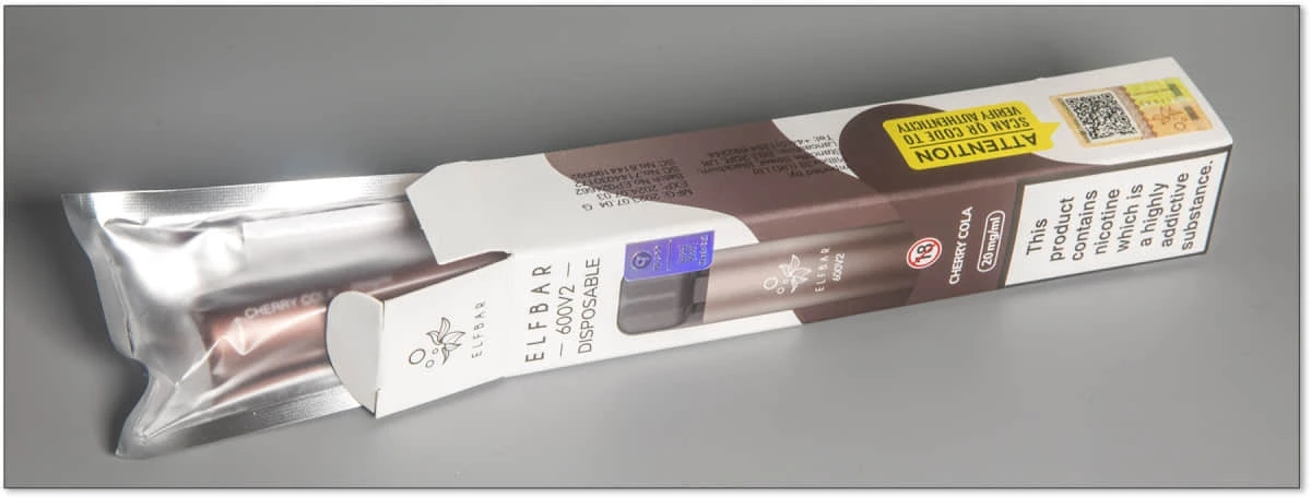 ELF BAR 600 V2开箱图 - 微信ttvape888
